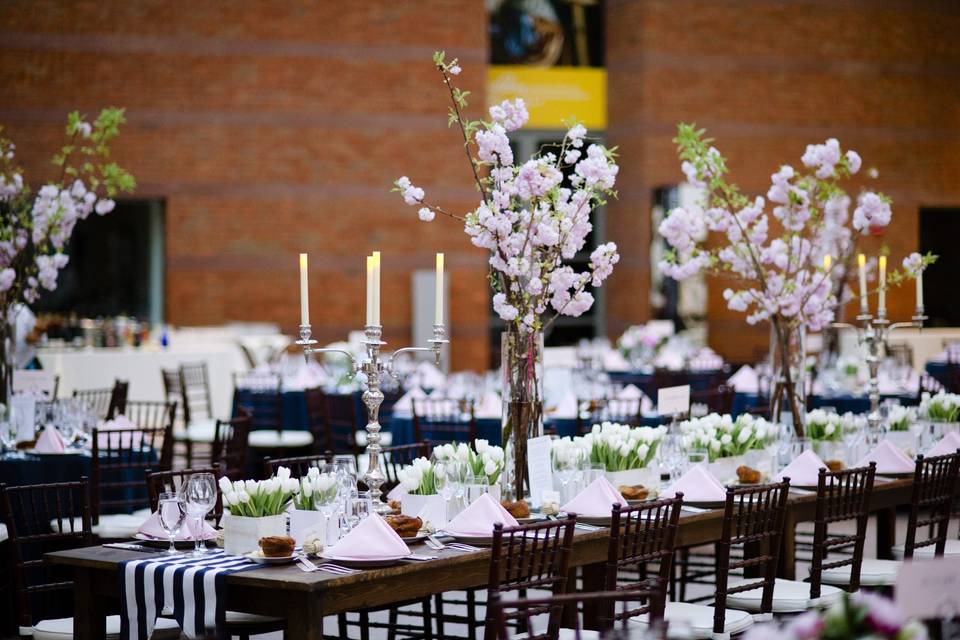 Farm table in Atrium