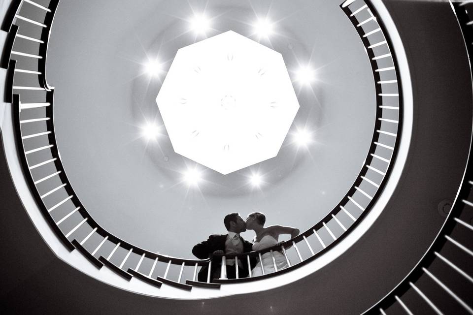 Peabody Essex Museum's spiral staircase