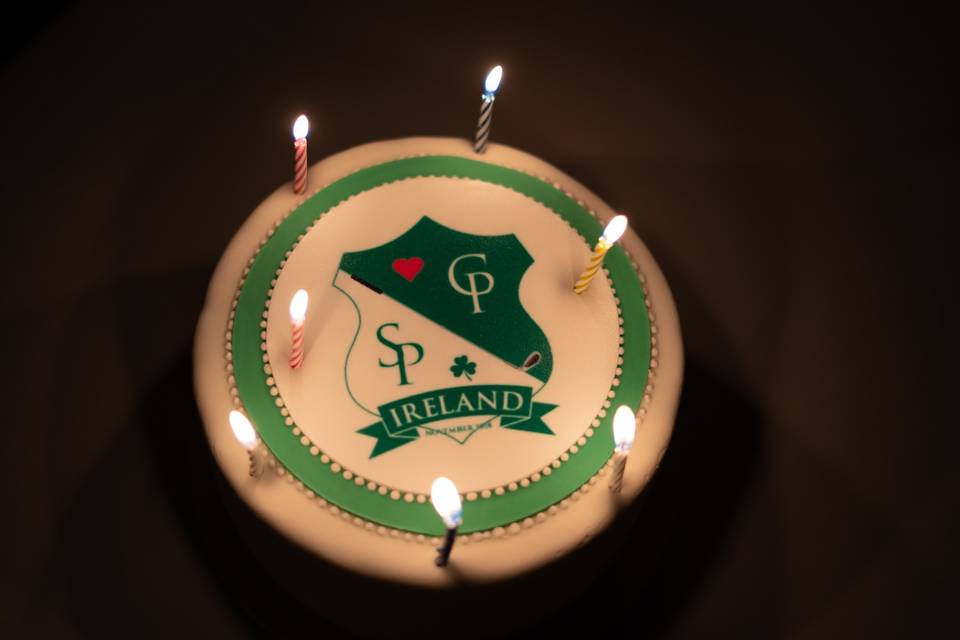 Logo cake in ireland