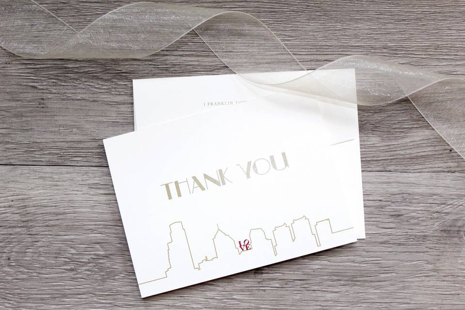Custom Thank You Notes