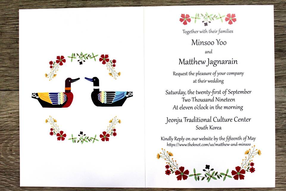 Custom Illustrated Invitation