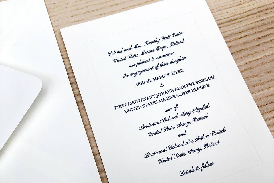 Paper on Pine - Invitations - Philadelphia, PA - WeddingWire