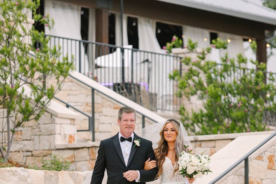 Bride and Dad