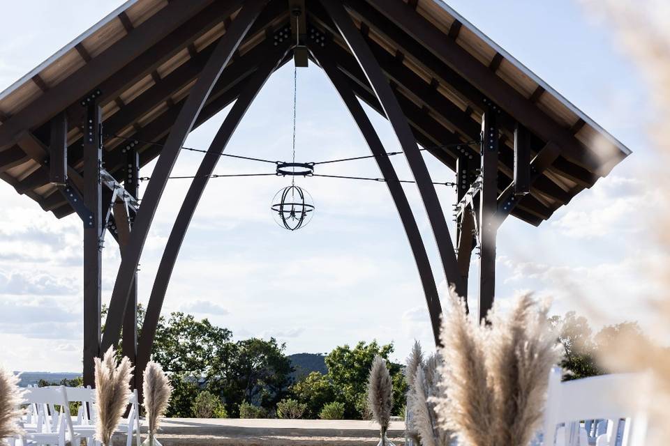 Ceremony space + aisle