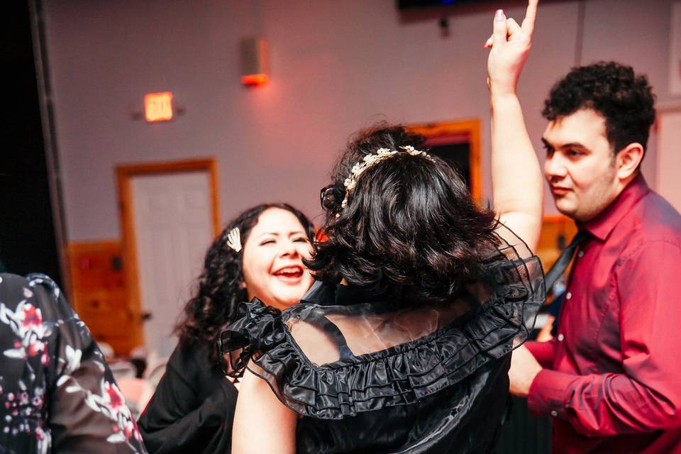 When the Bride loves to dance