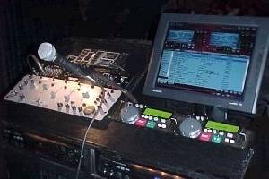A peek behind the booth