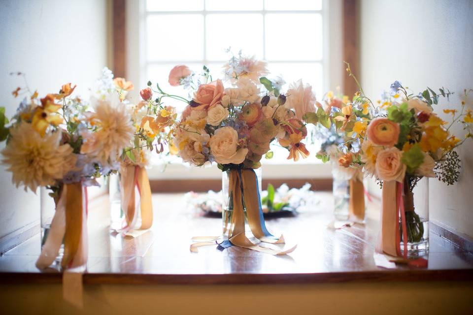 Bridal Party Flower Bouquets