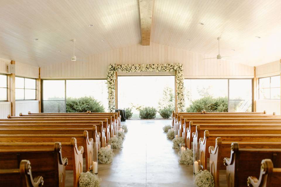 Inside Ceremony Pavilion