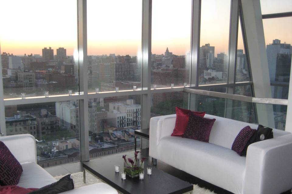 Lounge above NYC