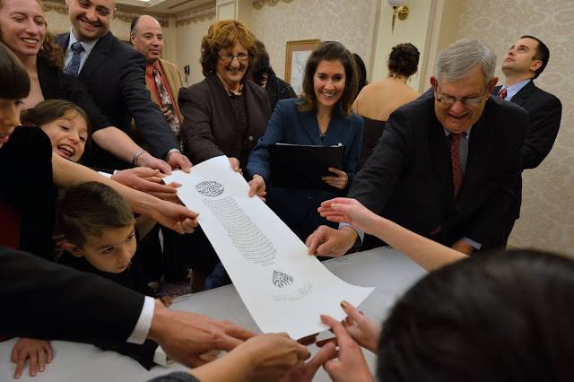 Ketubah signing