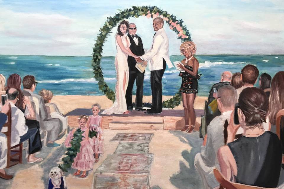 Beach wedding