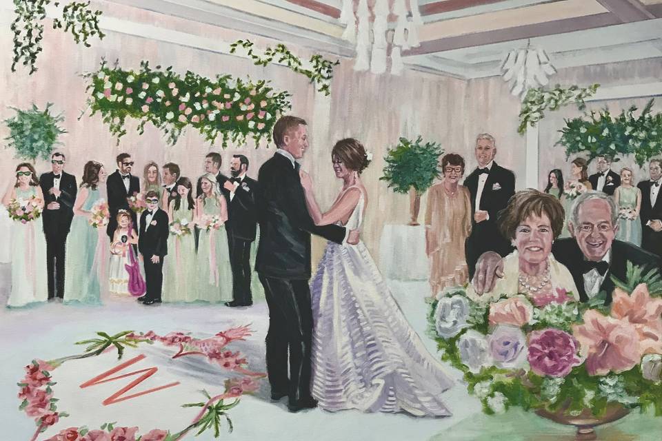 Event Painting By Nancy