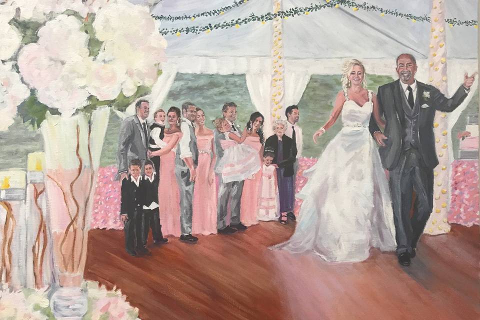 Event Painting By Nancy