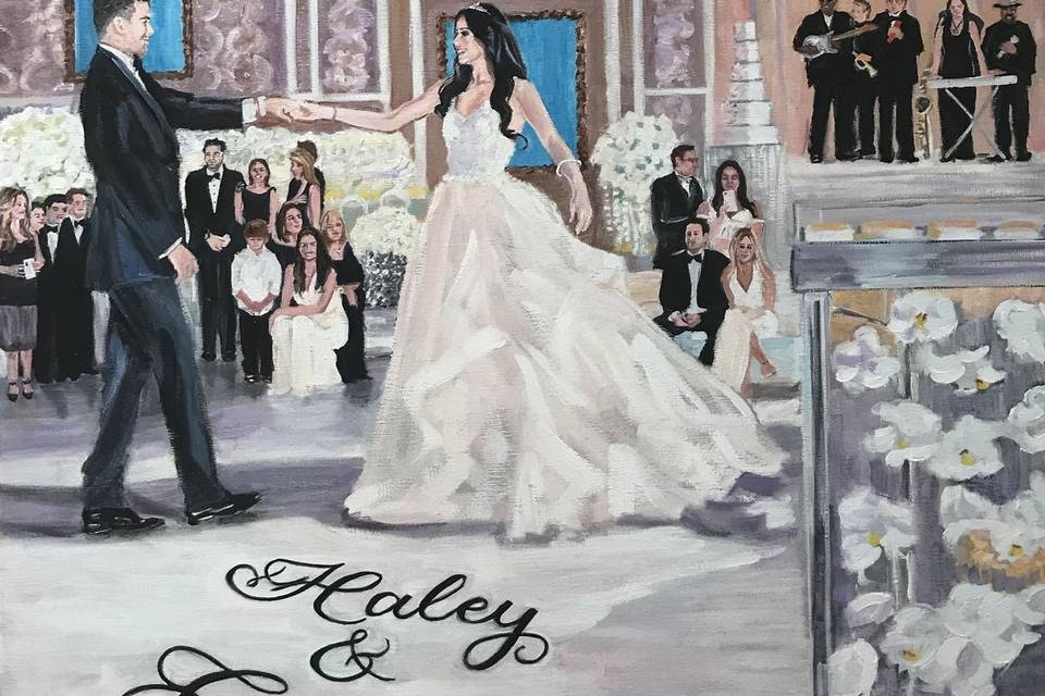 Event Painting By Nancy