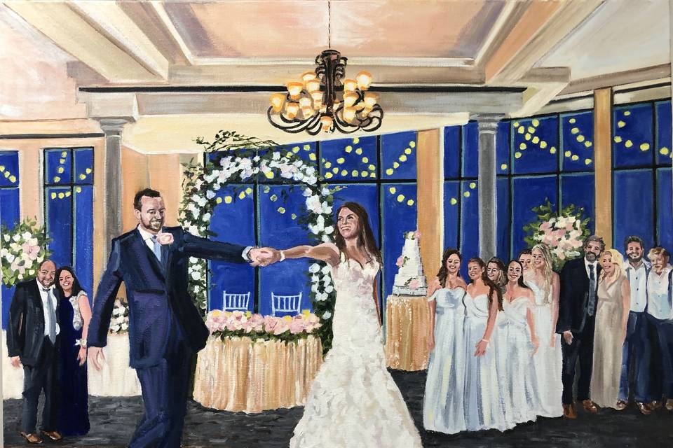 Event Painting By Nancy