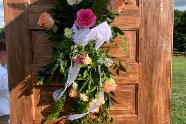 Rustic Door Decorated