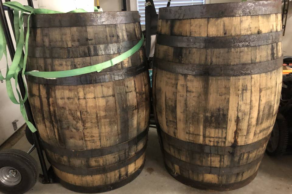 Set of Bourbon Barrels