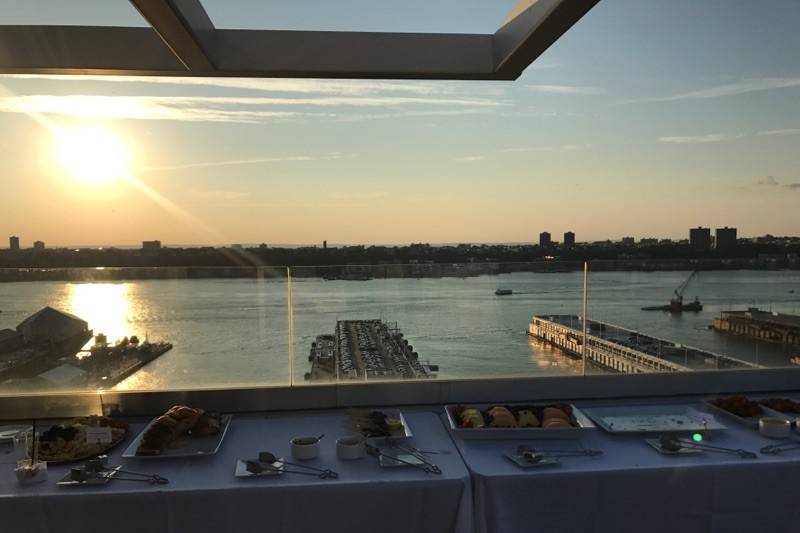 View of the sunset