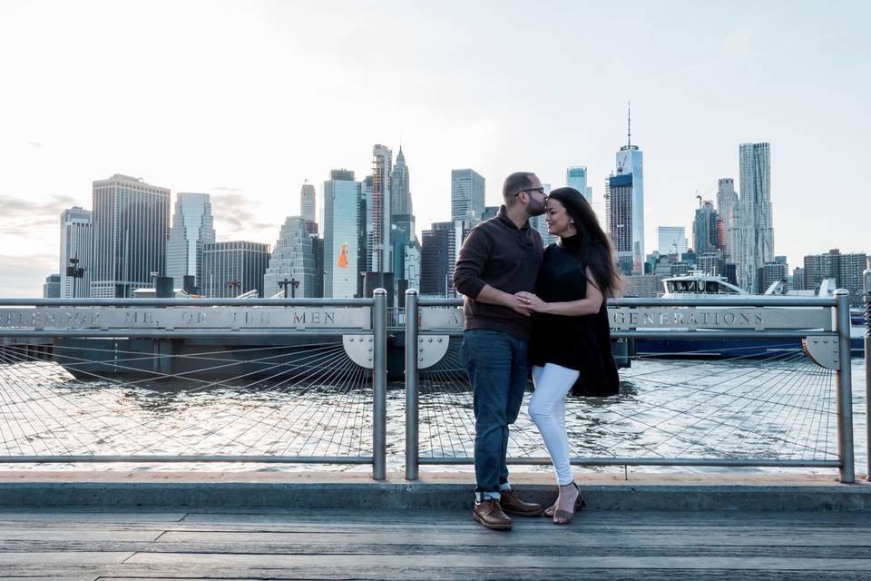 Romantic moment