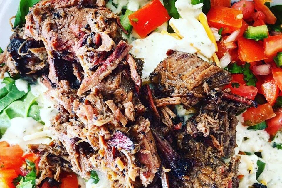 Meat and veggies