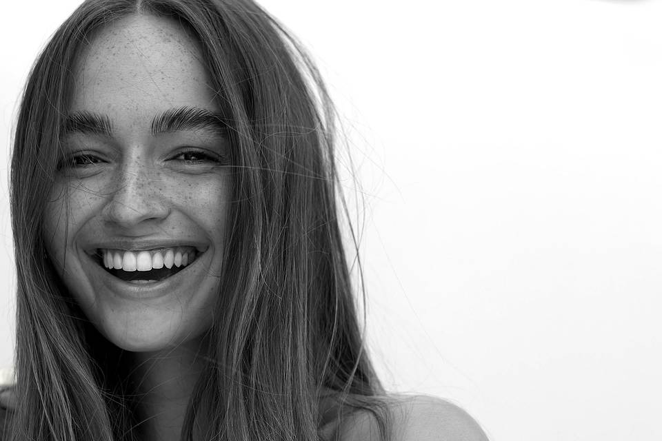 Smiling bride