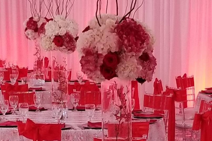 Romantic pink and reds
