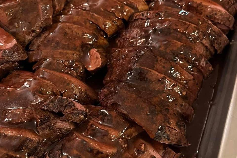 Beef tenderloin with Demi