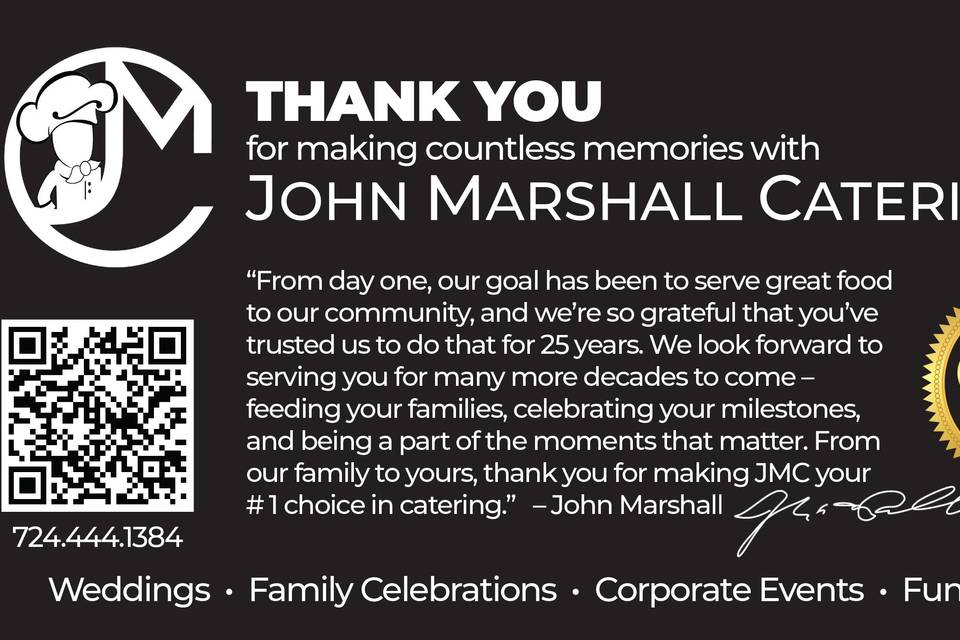 Thank you for choosing JMC