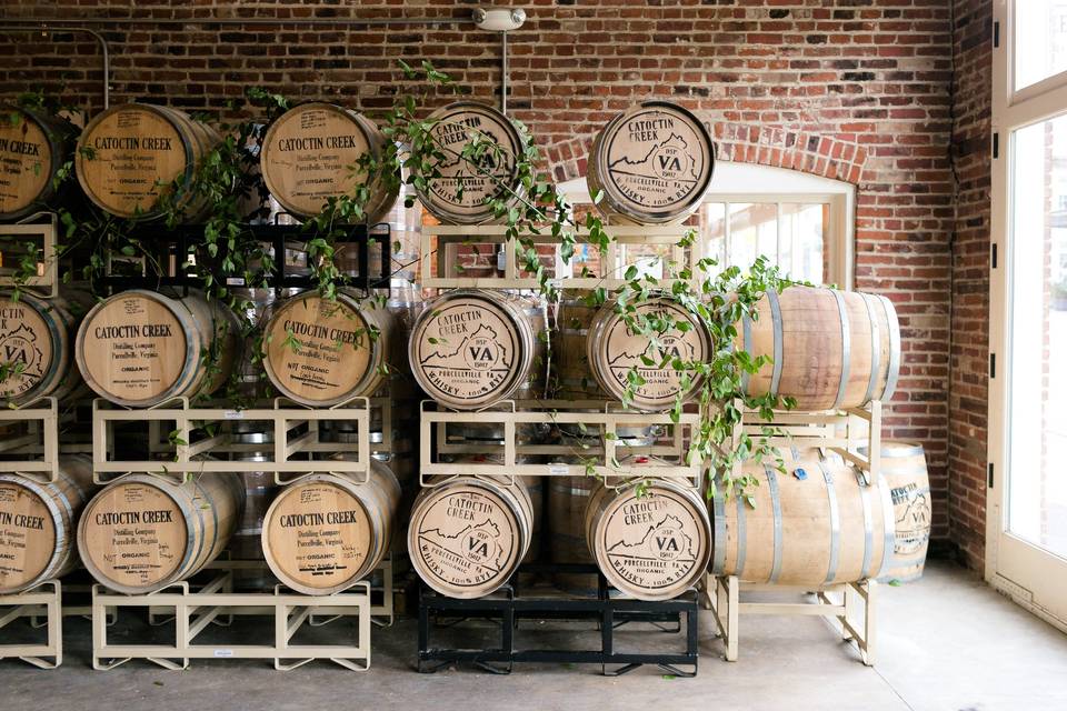 Barrels are a great decoration