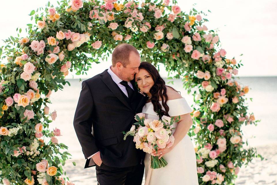 Peach Blush Elopement