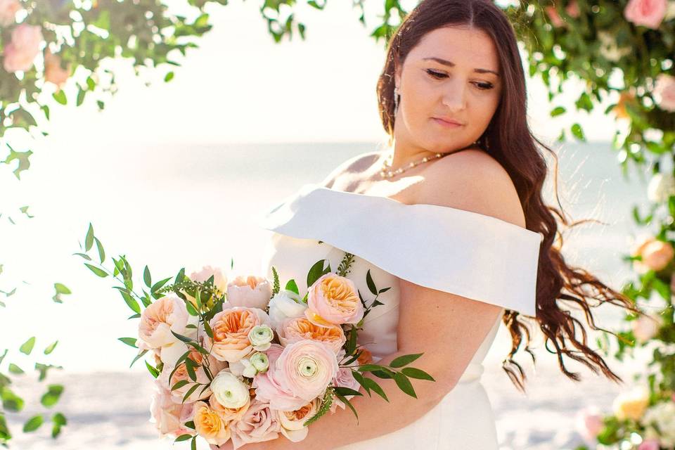 Peach Blush Elopement