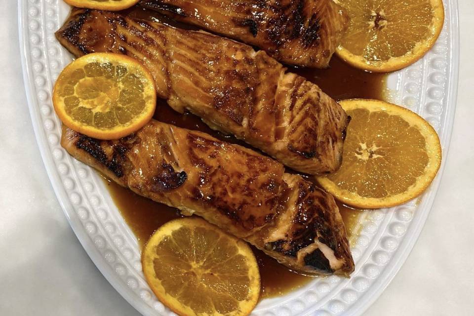 Orange salmon