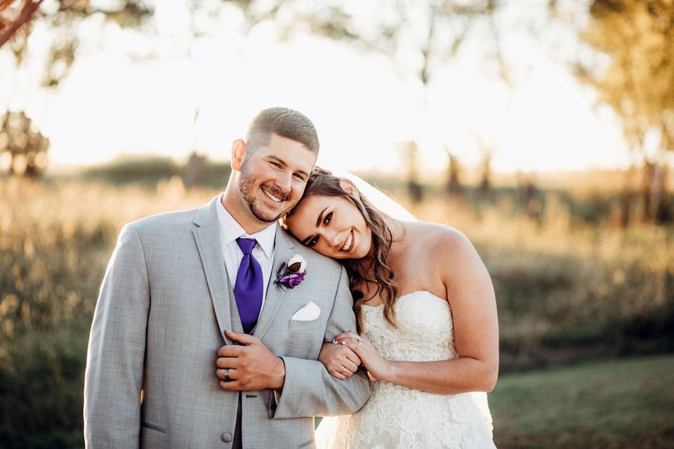 Groom and bride