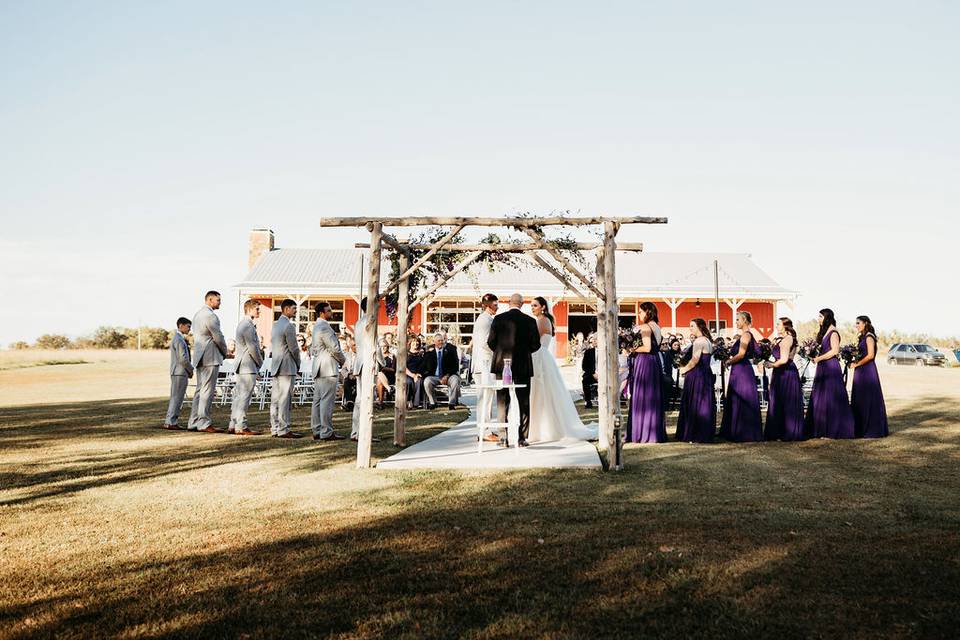 Outdoor ceremony