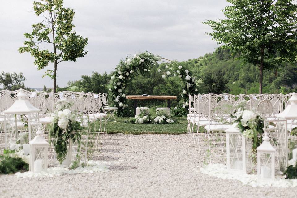Ceremony set up
