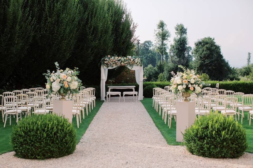 Ceremony set up
