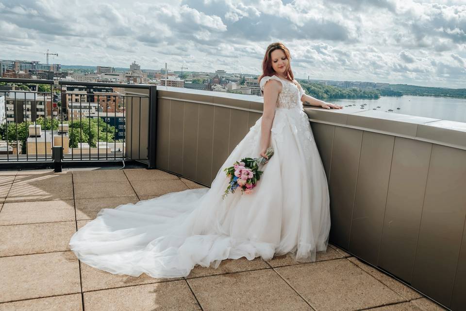 Bride in Madison, WIsconsin