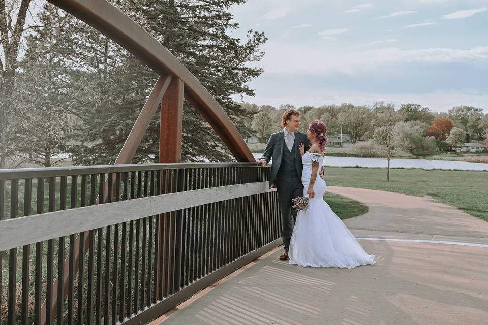 Wedding photo in Madison, WI