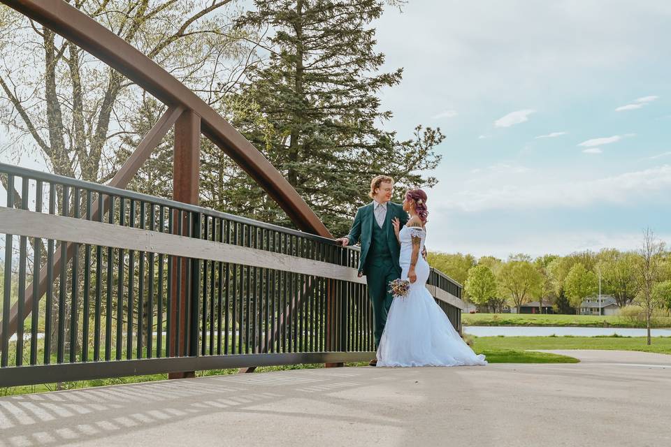 Wedding photo in Madison, WI