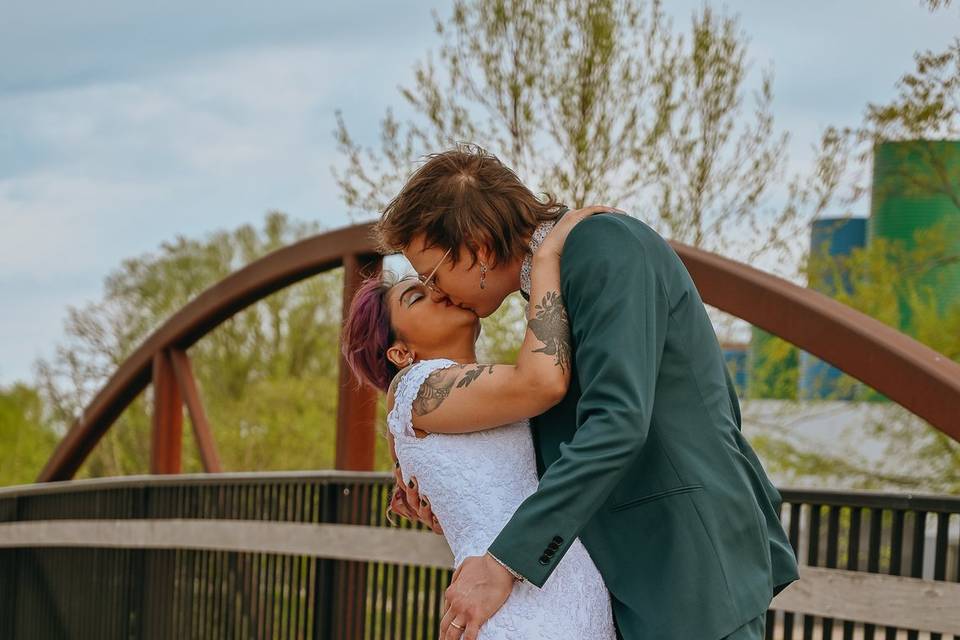 Wedding photo in Madison, WI