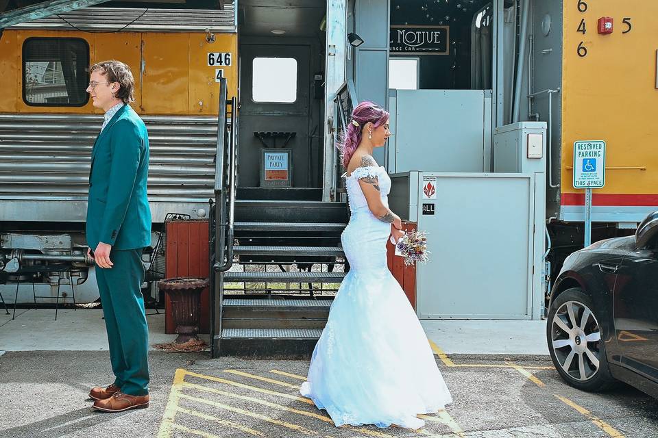 Wedding photo in Madison, WI