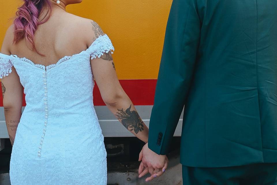 Wedding photo in Madison, WI