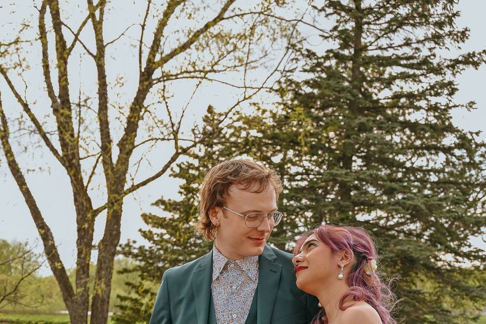 Wedding photo in Madison, WI