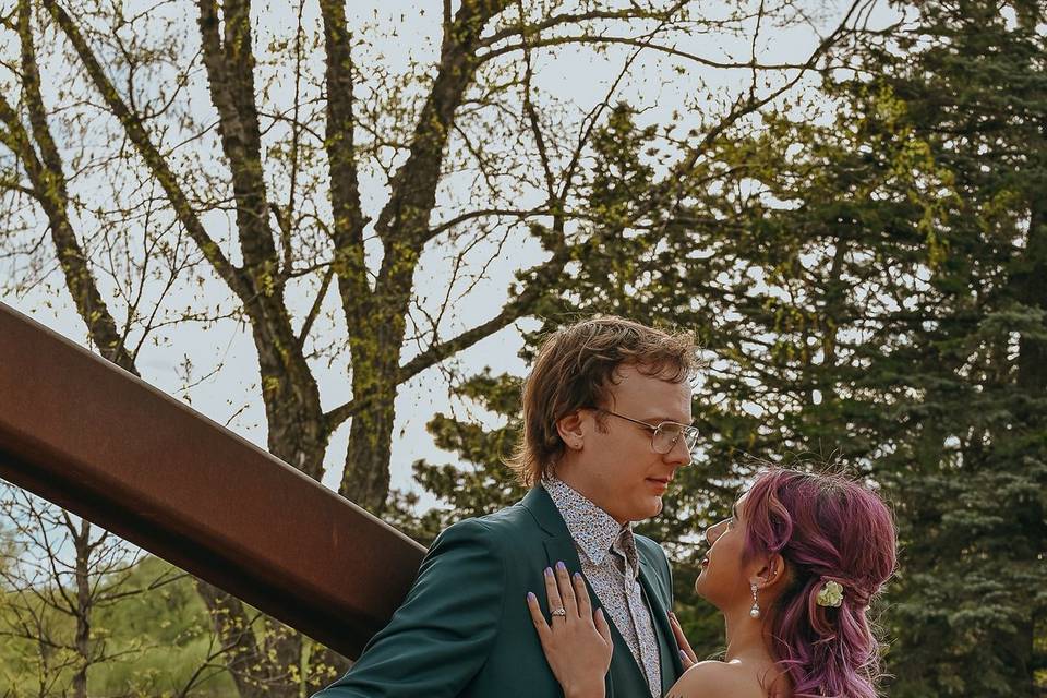 Wedding photo in Madison, WI