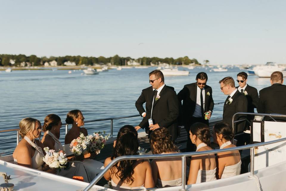 Bridal Party boat ride