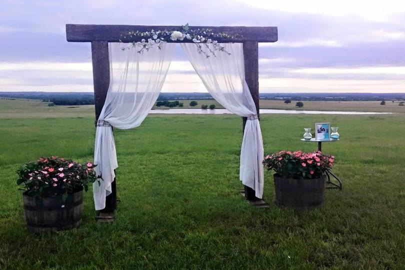 Ceremony archway