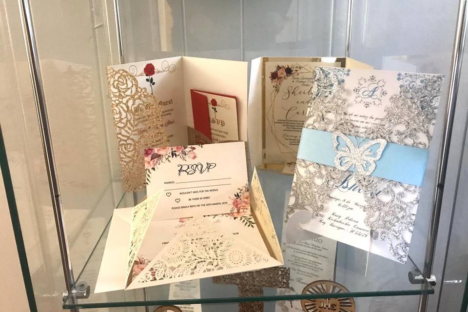 Laser Cut Invitations