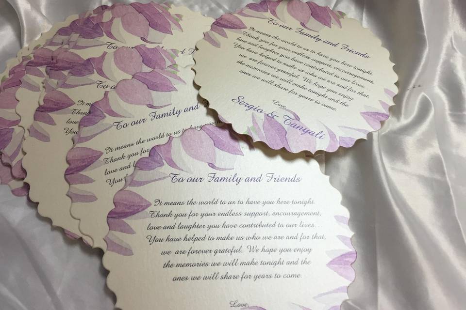 Wedding Thank You Cards