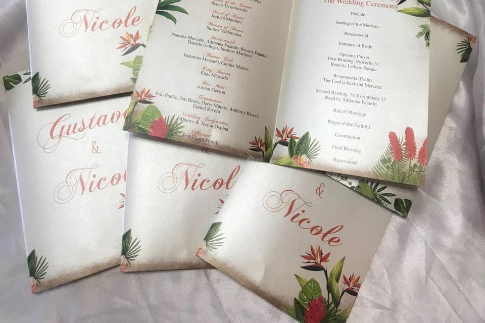 Wedding Programs
