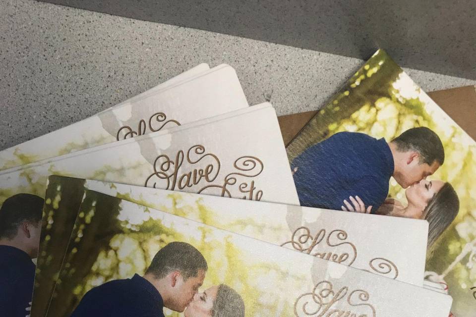 Custom Wedding Save The Date
